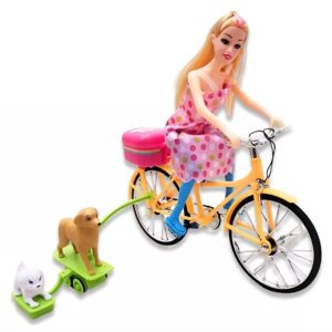 Barbi biciklis kaland gördeszkázó kisállatokkal – interaktív és szórakoztató játékszett (BBJ) - Image 7