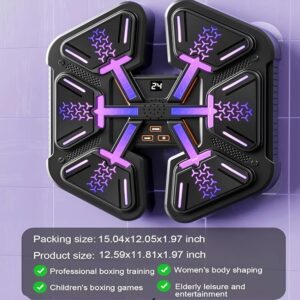 Falra szerelhető interaktív LED bokszgép gyerekeknek – játék, tanulás és mozgás egyben (BBJ) - Image 7