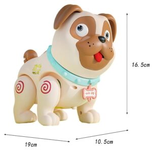Günter Pet zenélő, táncoló és mászkáló Mopsz játék kutyus, interaktív baba mászójáték gyerekeknek (BBJ) - Image 7