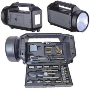 Multifunkciós LED lámpa 32 részes szerszámkészlettel – kompakt javító eszközkészlet (BBJH) - Image 10