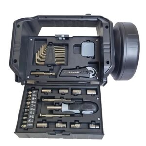 Multifunkciós LED lámpa 32 részes szerszámkészlettel – kompakt javító eszközkészlet (BBJH) - Image 8