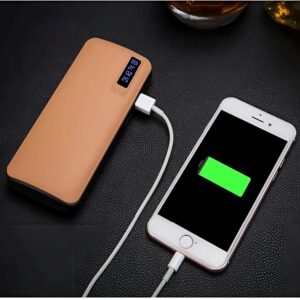Bőrhatású power bank 20000 mAh – Zseblámpával és extra teljesítménnyel (THM) (BBV) (FX) - Image 3
