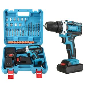Akkumulátoros hordozható fúró-csavarozó Készlet 1300mAh– vezeték nélküli, erőteljes és komplett szerszámkészlettel - MD-21V (BBJH) - Image 5