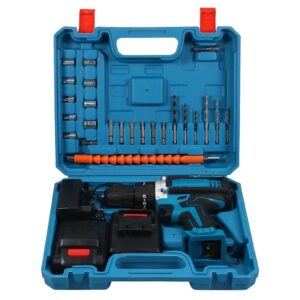 Akkumulátoros hordozható fúró-csavarozó Készlet 1300mAh– vezeték nélküli, erőteljes és komplett szerszámkészlettel - MD-21V (BBJH) - Image 6