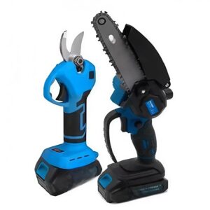 Flinke 68V vezeték nélküli ágvágó olló és láncfűrész egyben - 2 darab tartalék akkumulátorral FK-8053 (BBA) - Image 6