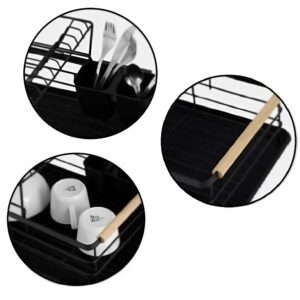 Kétszintes fém edényszárító és csepegtető állvány – rozsdamentes, helytakarékos konyhai szárító (BBA) - Image 4