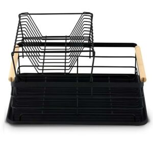 Kétszintes fém edényszárító és csepegtető állvány – rozsdamentes, helytakarékos konyhai szárító (BBA) - Image 5