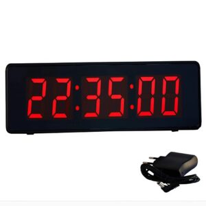 LED digitális ébresztőóra naptárral és hőmérő funkcióval – modern multifunkcionális óra -JH828 (BBL) (BBJ) - Image 6