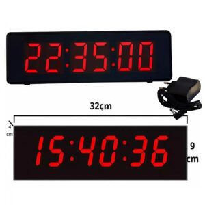 LED digitális ébresztőóra naptárral és hőmérő funkcióval – modern multifunkcionális óra -JH828 (BBL) (BBJ) - Image 5