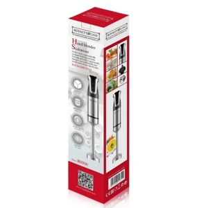 Royalty Line 800W függőleges kézi mixer – erőteljes, rozsdamentes acél - fordulatszám szabályozással (BBA) - Image 5