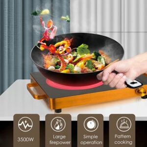 Silver Love professzionális indukciós kerámia főzőlap – 3500W, 1 főzőzóna, digitális vezérléssel, 240V SC-6601 (BBJH) - Image 4