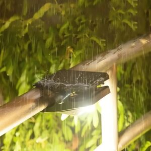 Solar LED mozgásérzékelős lámpa – YX-667C, napelemes és USB Type-C töltéssel, IP65 (BBD) - Image 4