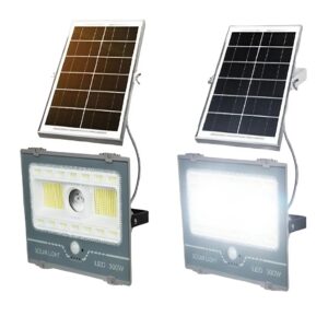 300W solar napelemes 200 ledes utcai lámpa - távirányítóval, RGB fénnyel – energiatakarékos és környezetbarát XG-T39 (BBD) - Image 7