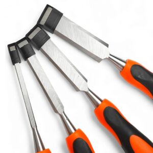 4 darabos rozsdamentes famegmunkáló vésőkészlet – 6mm, 12mm, 18mm, 24mm (BBL) - Image 6