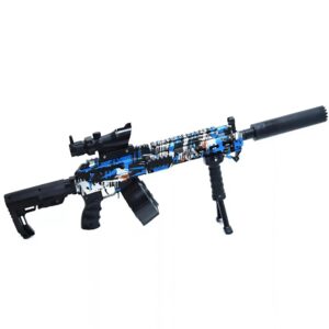 AK12 stílusú akkus játékgépfegyver gyerekeknek – zselégolyó lövedékekkel és védőszemüveggel (BBJ) - Image 4