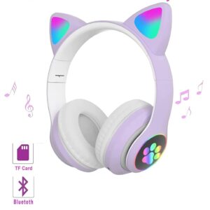 Cicafüles vezeték nélküli fejhallgató – lila (THM) (BBD) (BBV)(BBJH) - Image 3