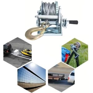 THO Lux kézi emelő és csörlő – 544 kg teherbírás, erős és megbízható - WZ-3-1200 (BBD) - Image 5