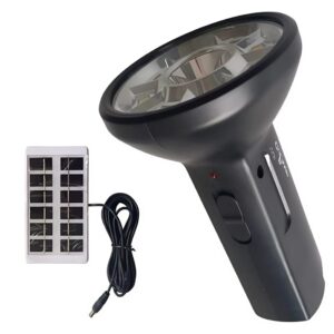 Újratölthető napelemes LED kézi lámpa – hordozható és energiatakarékos világítás CL-058 (BBL) - Image 9