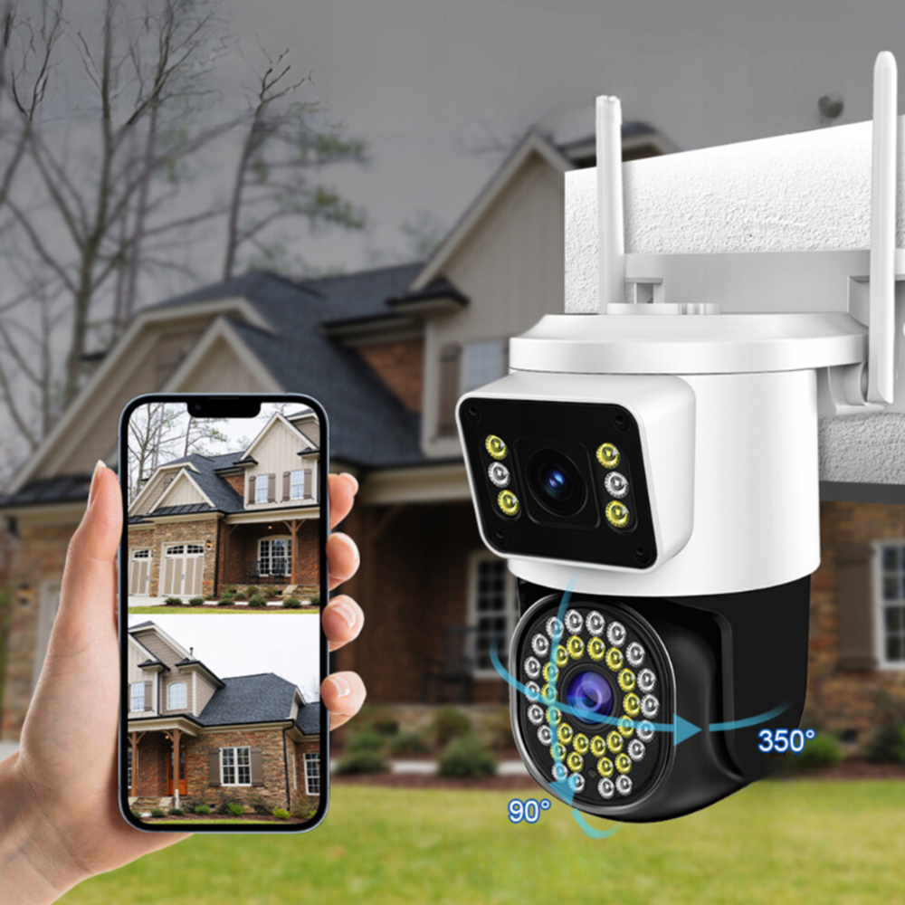 4K_8MP_kültéri_forgatható_dupla_WiFi_IP_kamera_mozgásérzékelővel_és_intelligens_riasztási_funkcióval_A_2516A