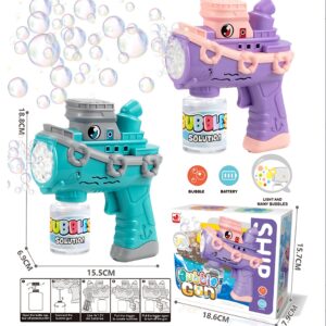 Automata hajó formájú buborékfújó pisztoly – elektromos buborékfegyver gyerekeknek kültéri mókához (BBJ) - Image 7