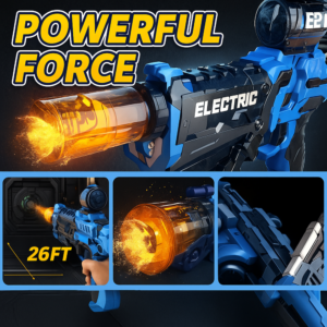 Automata vízipisztoly interaktív világítással – nagy hatótávolság, ergonomikus kialakítás, kültéri játékhoz (BBJ) - Image 6