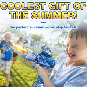 Automata vízipisztoly interaktív világítással – nagy hatótávolság, ergonomikus kialakítás, kültéri játékhoz (BBJ) - Image 5