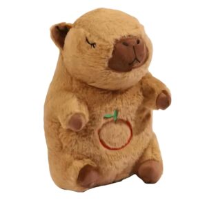 Capybara plüss alvótárs babáknak – lélegző funkcióval és környezeti fénnyel, és hanghatással 18 cm (BBJ) - Image 3