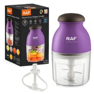 RAF elektromos turmixgép és aprító – 2 az 1-ben élelmiszer-daráló, 1 literes tartállyal R-332 (BBD) - Image 8