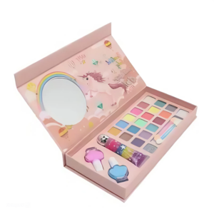 Beautiful baby rózsaszín divat sminkkészlet lányoknak – tükrös kozmetikai paletta játékos stílusos szórakozáshoz (BBJ) - Image 6