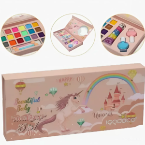 Beautiful baby rózsaszín divat sminkkészlet lányoknak – tükrös kozmetikai paletta játékos stílusos szórakozáshoz (BBJ) - Image 7
