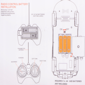 Speed Drift távirányítós sportautó – 17,5 cm-es R/C versenyautó 27 MHz frekvenciával (BBJ) - Image 12