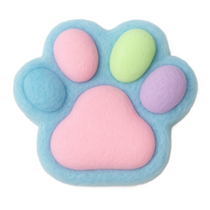 Squishy stresszoldó játék – színes macskamancs alakú puha nyomkodós játék gyerekeknek (BBJ) - Image 4