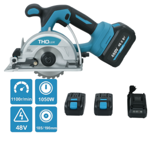 THOLux akkumulátoros körfűrész készlet – 48V erőteljes vezeték nélküli faipari szerszám M-8089 (BBJH) - Image 3