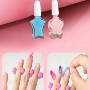 Unikornisos gyerek smink- és ékszerkészlet lányoknak – mosható smink, tükörrel, körömlakkal és gyöngyfűző szettel, 3 fiókos tárolóban (BBJ) - Image 10