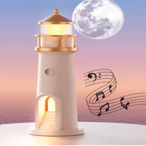 Bluetooth-os holdprojektor lámpa – világítótorony design, hangulatfénnyel és zenelejátszás funkcióval MG-A08-2 (THM) - Image 4