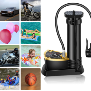 CIAOBOSI nagynyomású lábpumpa 140 PSI – autó- kerékpár- labdafújáshoz ZX-01452 (BBJH) - Image 4