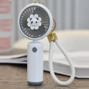 Mini USB-s pandás ventilátor – hordozható, újratölthető kézi léghűtő gyerekeknek és felnőtteknek KOS-19007 (BBD) - Image 5