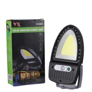 Napelemes mozgásérzékelős LED lámpa kültérre – energiatakarékos, fali rögzítésű reflektor udvarra és bejárathoz YX608A (BBL) - Image 7