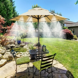 Teraszhűtő vízpermet rendszer – 20 m tömlővel a frissítő kültéri hűtéshez (BBM) - Image 5