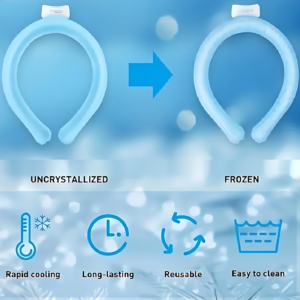 Újrahasználható hűsítő nyakpánt – kényelmes nyári frissítés sporthoz és munkához (BBM) - Image 4