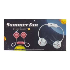 Nyakba akasztható ventilátor – hordozható, csendes, újratölthető, 3 fokozatú (THM) - Image 6