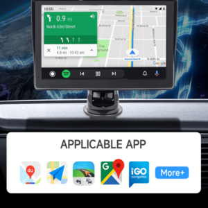 Autós multimédiás navigációs rendszer – 7"-os" HD érintőképernyő, CarPlay & Android Auto, Bluetooth 5.4, FM/AUX, TF kártyahely SD7299 (THM) - Image 5