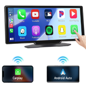 Autós multimédiás navigációs rendszer – 10,26" HD érintőképernyő, CarPlay & Android Auto, Bluetooth 5.4, FM/AUX, TF kártyahely LF102606 (THM) - Image 3