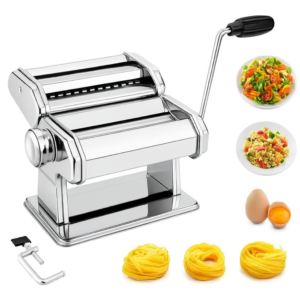 Bachmayer tésztakészítő és vágógép – házi cérnametélt és szélesmetélt készítéséhez 9 fokozatban állítható BM2202 (BBE) - Image 9