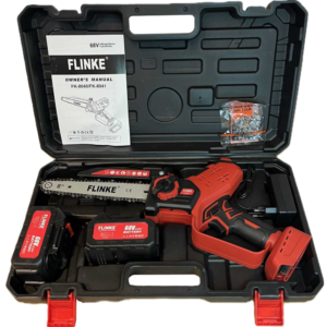 Flinke elektromos akkus láncfűrész – 68V, dupla akkumulátorral, automata olajzás és digitális kijelzővel FK-8041(FX) (BBD) - Image 4