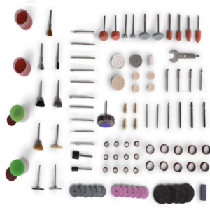 Haina gravírozó és csiszoló készlet – 163 részes, 420W multifunkciós szerszámgéppel H-7009 (BBD) - Image 3