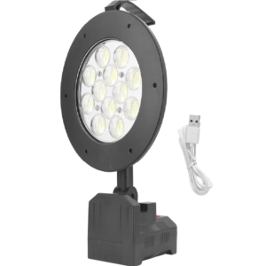 Hordozható, ultra erős, vízálló, hordozható kézilámpa 192 LED- állítható világítású keresőlámpa W872A (BBV) - Image 10