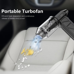 Hordozható turbóventilátor – 3 az 1-ben autós fúvó és ventilátor USB/DC tápegységgel 7728 (BBD) - Image 4