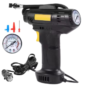 Kompakt analóg akkumulátoros autókompresszor – szivargyújtó tápellátás 10 bar nyomás, 12V motor 18 liter/perc levegőkapacitás (BBJH) - Image 10