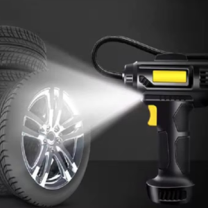 Kompakt analóg akkumulátoros autókompresszor – szivargyújtó tápellátás 10 bar nyomás, 12V motor 18 liter/perc levegőkapacitás (BBJH) - Image 7